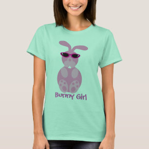 Bunny Girl Rosa Rabbit with Sunglasses T Shirt