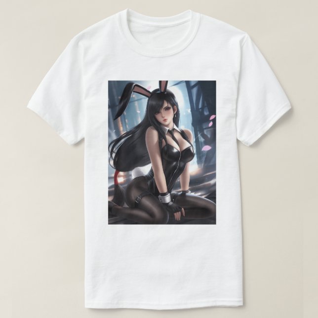 Bunny Girl Tifa T Shirt (Design framsida)