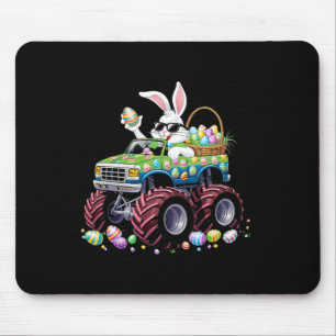 Bunny Glad påsk Monster Lastbil Älskare Kids Boys Musmatta
