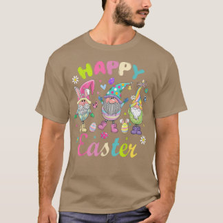 Bunny Gnome Hug Påskägg Glad påsk Day T Shirt