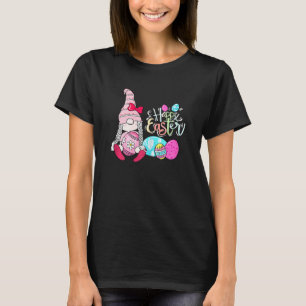 Bunny Gnome Rabbit Eggs Hunting Glad påsk Day G T Shirt