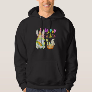 Bunny Gnome Rabbit Eggs Hunting Glad påsk Day Hoodie