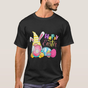 Bunny Gnome Rabbit Eggs Hunting Glad påsk Day T Shirt