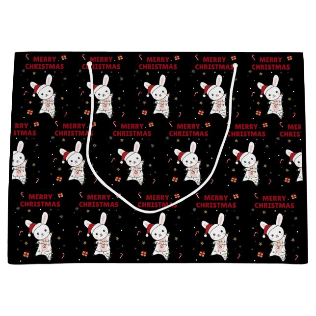 Bunny God jul Winter Animals Rabbits (Framsidan)