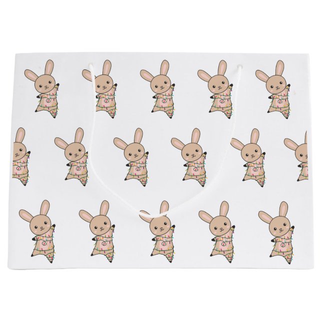 Bunny God jul Winter Animals Rabbits (Framsidan)