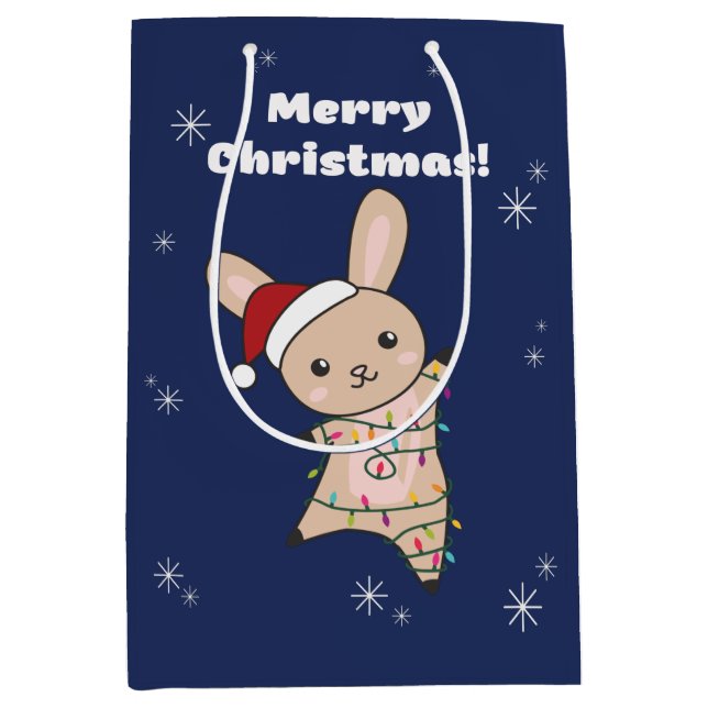 Bunny God jul Winter Animals Rabbits Mediu (Framsidan)