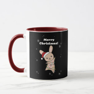 Bunny God jul Winter Animals Rabbits Mugg