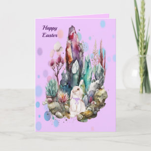 Bunny Gömmer ut på Påsk Card Tack Kort