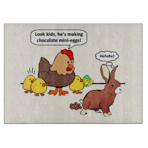 Bunny gör chokladpoop till lustig tecknad