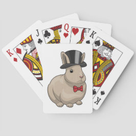Bunny Groom Cylinder Bröllop Casinokort