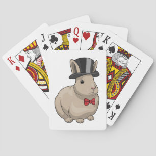 Bunny Groom Cylinder Bröllop Casinokort