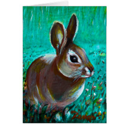 Bunny Hälsningskort