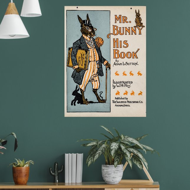 Bunny, hans bok - Adam L. Sutton Poster (Vardagsrum 1)
