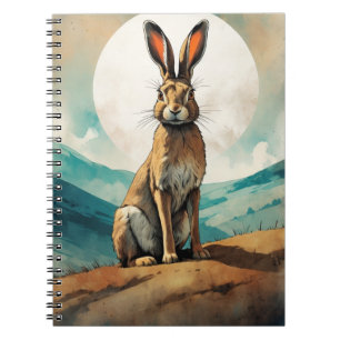 Bunny Hare under Full Moon Anteckningsbok