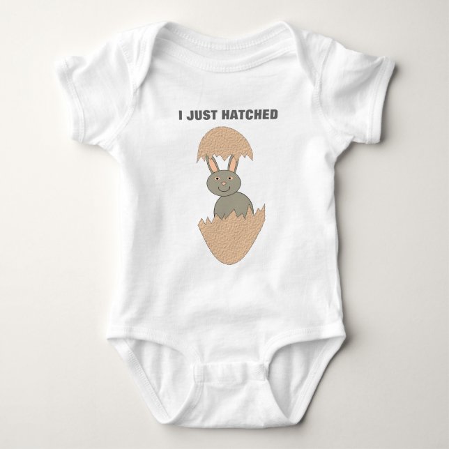 Bunny Hatching från Äggcute, precis kläckt Anpassn Tröja (Framsida)