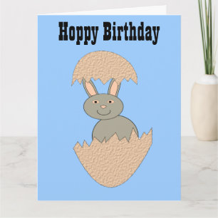 Bunny Hatching från Anpassningsbar Card för Ägg Ko Kort