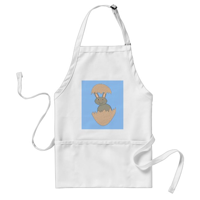 Bunny Hatching från Egg Konstig Cooking Apron Förkläde (Framsidan)