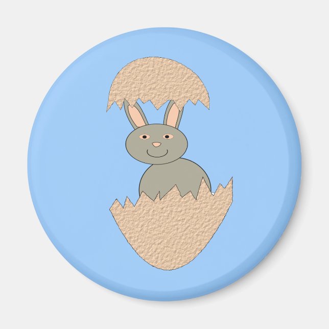 Bunny Hatching från Egg Konstig Magnet (Framsidan)
