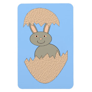 Bunny Hatching från Egg Konstig Magnet