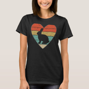 Bunny Heart Rabbit År 2023 Påskägg Kärlek Rabbi T Shirt