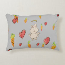 BUNNY HEAVEN - Pillow ( borstad polyester)