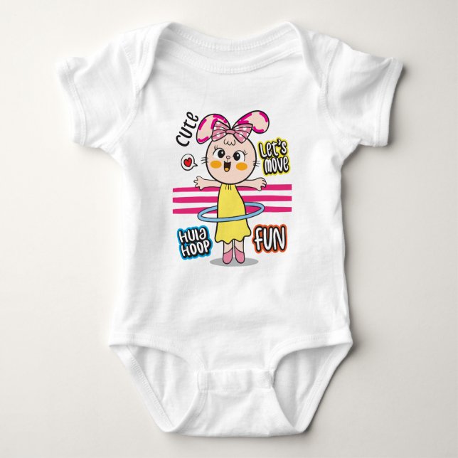 Bunny hoola t shirt (Framsida)