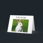 BUNNY HOPPAS TILL DIN TWIN SISTER BIRTHDAY KORT<br><div class="desc">DEN HÄR BUNNY VILL HA "DIN TWIN SISTER" FÖR ATT VETA HUR "SPECIELL HON ÄR FÖR DIG" PÅ HENNES FÖDELSEDAG!</div>