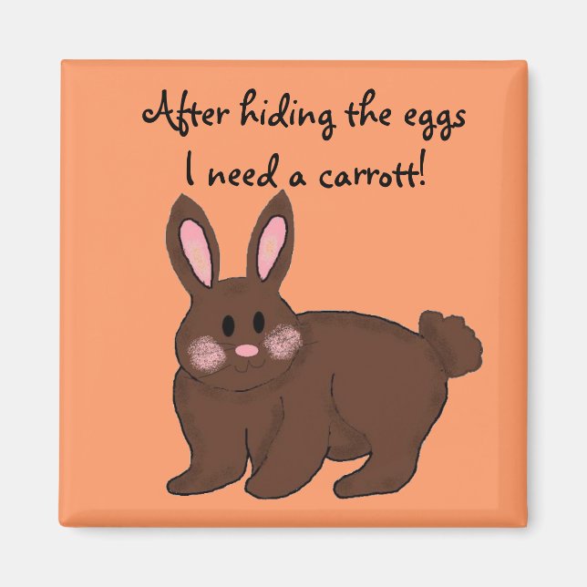 Bunny Humor Magnet (Framsidan)