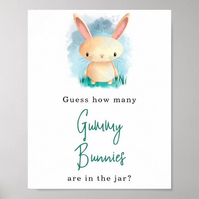Bunny - Hur många gummibunnier? Poster (Framsidan)