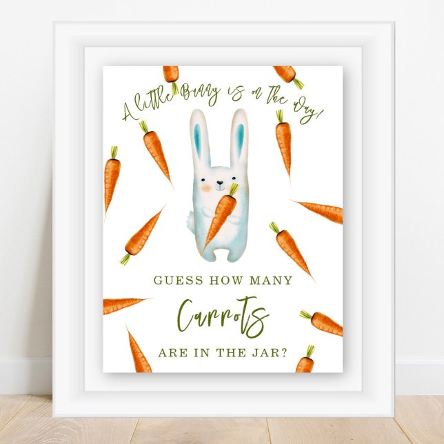 Bunny - Hur många morötter är i burken Poster (Skapare uppladdad)
