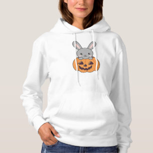 Bunny i Pumpkin Cute Bunnies Happy halloween T Shirt