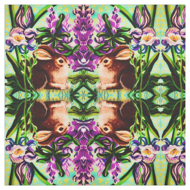 Bunny i rundan tyg (Provkarta)