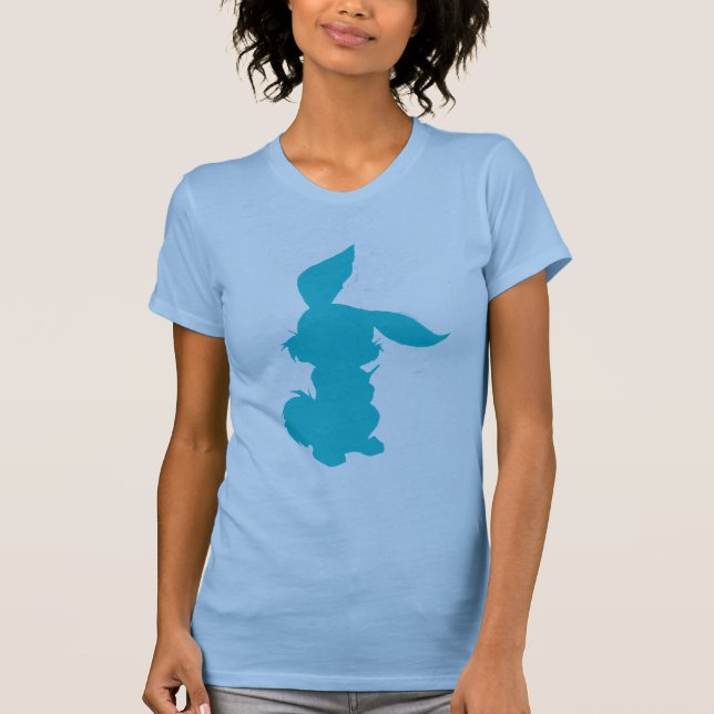Bunny i Teal T Shirt (Framsida)