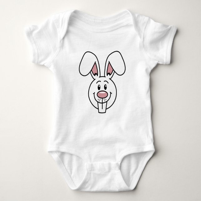 Bunny Infant Creeper T-shirt (Framsida)