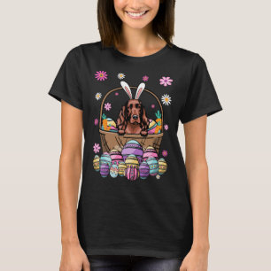 Bunny Irish Setter Hund Glad påsk Day Älskare Egg T Shirt