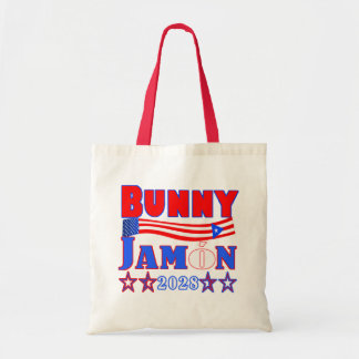 bunny jamon 2028 tote bag tygkasse