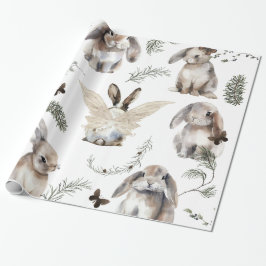Bunny jul Glossy Wrapping Presentpapper