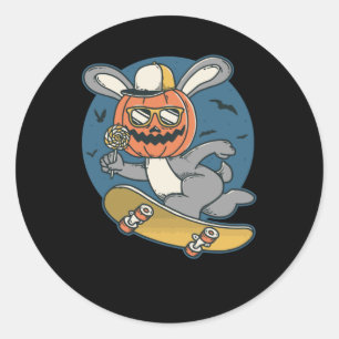Bunny Jump Skate Runt Klistermärke