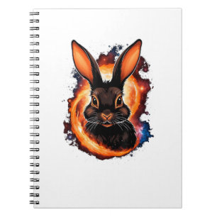 Bunny kanin i rymden - luddig kanin _1 anteckningsbok