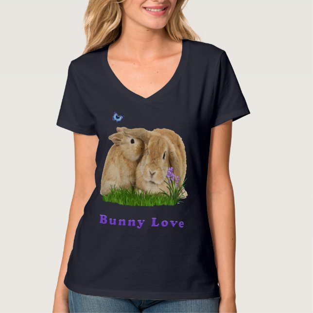 Bunny kanin t shirt (Framsida)