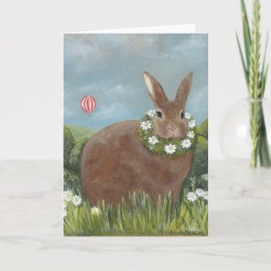 Bunny-kaninkort Helgkort