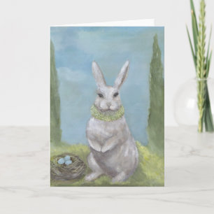 Bunny-kaninkort Helgkort