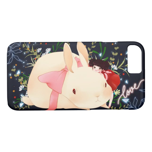 Bunny Kärlek Case-Mate iPhone Skal (Baksida (horisontal))