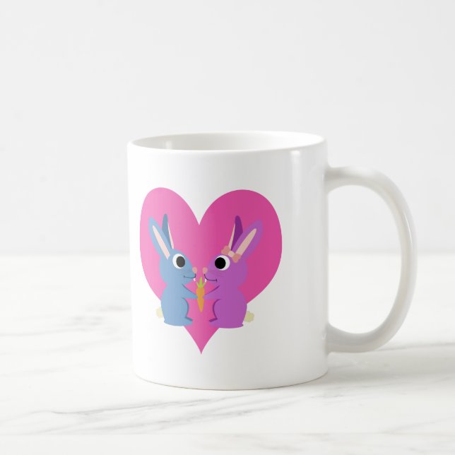 Bunny Kärlek Kaffemugg (Höger)