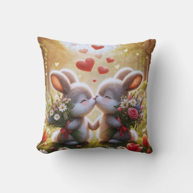 Bunny Kärlek Kudde (Framsida)
