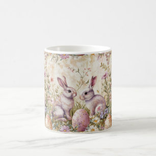 Bunny Kärlek Moments: Blommigt Fantasy Edition Kaffemugg