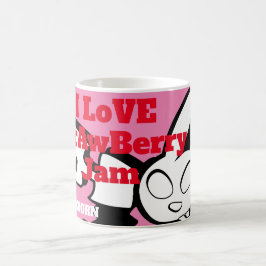 Bunny Kärlek Strawberry Sylt Gel Mouse Kaffemugg