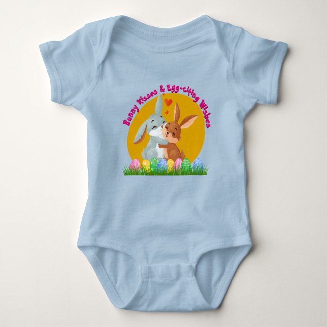 Bunny Kisses & Egg citing Önskemål T Shirt (Framsida)