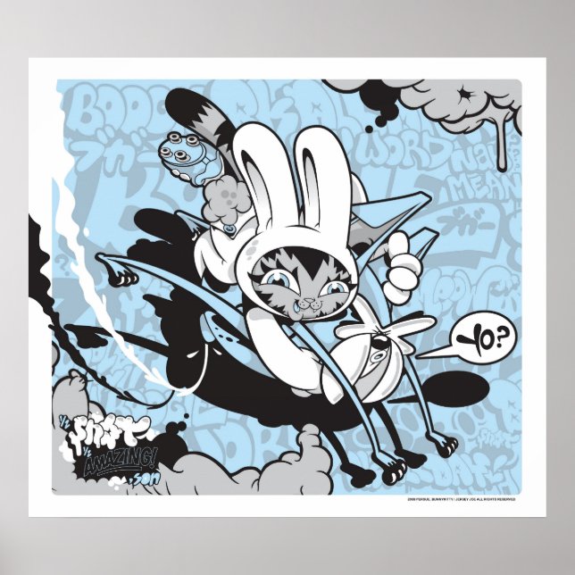 Bunny Kitty och Jersey Joe Poster (Framsidan)