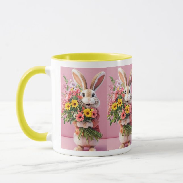 Bunny Kopp Bliss: Kaninkaffe Mugg (Vänster)